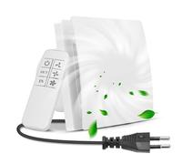 Ventilateur Extracteur d'Air 100mm Réversible Silencieux 20W Télécommande | 3 Vitesses Turbo Double Flux VMC Salle de Bain Cuisine WC Montage Mural ou Plafond