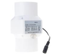 Ventilateur extracteur d'air à canal facile à transporter de 7,6 cm - 12 V - Silencieux - Vitesse réglable - Pour armoires et systèmes hydroponiques - Réglable