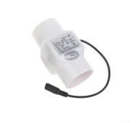 Ventilateur extracteur d'air en ligne à faible bruit 12 V 6 W pour la maison et la salle de bain (blanc)