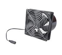Ventilateur extracteur d'air hydroponique à faible bruit 12 cm 12 V pour la maison, la salle de bain, la chambre de culture - Ventilateur d'échappement puissant