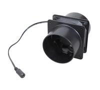 Ventilateur extracteur d'air hydroponique à faible bruit 8 cm 12 V pour la maison, la salle de bain, la salle de bain, la salle de culture, la ventilation des petits espaces, contrôle de l'humidité