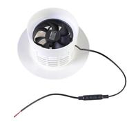 Ventilateur extracteur d'air puissant pour salle de bain 12 V 3 W pour une réduction rapide et des odeurs