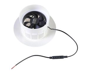 Ventilateur extracteur d'air puissant pour salle de bain 12 V 3 W pour une réduction rapide et des odeurs