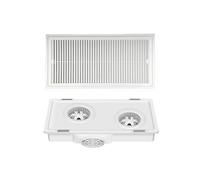 Ventilateur extracteur d'air Ventilateur d'extraction 30x60 ultra fin 9 cm, double moteur, intégré au plafond, for cuisine, salle de bain, puissant et silencieux ventilateur d'extraction