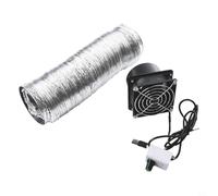 Ventilateur extracteur de fumée à souder USB à vitesse réglable avec tuyau de 6 m - Absorbeur de fumée pour soudage, fer à souder et ateliers électroniques de bricolage - pour plaque (ventilateur plus