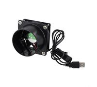 Ventilateur extracteur de fumée alimenté par USB avec design ESD, débit d'air 44 CFM, 3500 tr/min, boîtier ABS, compatible avec les kits de conduit de 1 m/pour /6 m - (ventilateur uniquement)