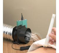 Ventilateur Extracteur de Fumée de Soudure Absorbeur de Fumée de Soudure pour le Décapant, la Pyrogravure sur Bois et la Circulation d’Air, Ventilateur Absorbeur de Fumée de Soudure ESD (Ventilateur