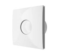 Ventilateur Extracteur de salle de bain 12 W d'air | Vacuum V-3 | Ultra silencieux (34 db) | Faible consommation (15 W) | Valve anti-moustiquaire intégrée |