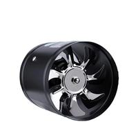 Ventilateur Extracteur Inline, Débit d'Air de 500㎡/h, Fonctionnement Silencieux, noir