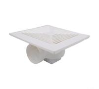 Ventilateur Extracteur Plafond Silencieux 100mm avec Variateur - Débit 130 CFM Moteur DC Économe pour Salle de Bain Garage pour cave Ventilation Intérieure ABS (9inch)