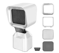 Ventilateur Extracteur Portable, Hotte de Cuisine Extracteur, Mini Hotte de Table À 2 Vitesses, pour Appartement, Cuisine Rvs, Barbecue, Fondue white