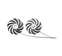Ventilateur for Carte Graphique PLD09210B12HH PLD09210S12HH DC12V 0,40A 4 Broches, Compatible avec MSI, GeForce, RTX 3070, RTX 3080, RTX 3090 et SUPRIM X(White Connector)