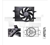 Ventilateur for Fiesta 4 1,3