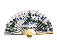 Ventilateur géant objet de décoration | Décoration de fond vintage traditionnelle | Éventail pliable de style chinois | Pour festivals de musique, fêtes, spectacles, mariages, salons, studios, femmes