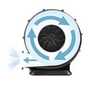 Ventilateur gonflable 370 W 80 dB silencieux IP44 Protection 340 m³/h Volume d'air Boîtier pour publicité Springburg 3-10 m Modèles 220 V Prise européenne Qualité industrielle