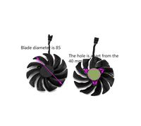 Ventilateur GPU PLD09210S12HH 88 Mm, pour Ventilateur de Refroidissement de Carte Vidéo Gigabyte P106 GTX1050 1060 1070