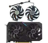 Ventilateur graphique 6 broches pour ASUS Dual RTX 3060 RTX 3060 TI 8G Mini V2 LHR 87 mm T129215SU DC12 V 0,5 A