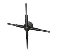 Ventilateur hologramme 3D 20 pouces 1600 x 552 WiFi Projecteur 160° Prise en charge des vidéos MP4 4 lames Affichage publicitaire Ventilateur hologramme LED Ventilateur de projection de ventilateur