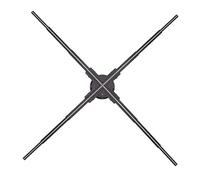 Ventilateur hologramme 3D avec WiFi, projecteur hologramme 3D de 78 cm, rotation à quatre axes, 928 pièces LED prend en charge l'application WiFi, pour panneaux de magasin d'affaires, bar, casino,