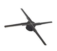 Ventilateur Hologramme 3D, Projecteur Holographique Rotatif, 4 Lames et Résolution 1400X510, Perles LED 510 et Installations Multi, Machine Publicitaire 3D pour Boutique, Bar, Fête(UE)
