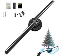 Ventilateur Hologramme My Holo Screen, Projecteur Holographique 3d De 16,5" Avec Application Et Télécommande, Bibliothèque Vidéo De 2000 Vidéos Pour Décoration De Sapin