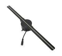 Ventilateur hologramme publicitaire, projecteur wifi 3D, avec 224 perles de lumière LED, édition vidéo et image personnalisée, pour la publicité d'entreprise