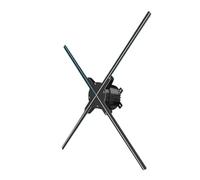 Ventilateur holographique 3D 25,6 Pouces 65 cm, projecteur publicitaire holographique 4K, lumière LED WiFi for décoration d'événements et de Mariages des Images saisissantes