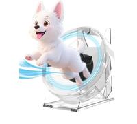 Ventilateur holographique 3D de 11,9 cm avec couvercle transparent, parfait pour les fêtes d'anniversaire, Halloween, Noël, Thanksgiving, Pâques
