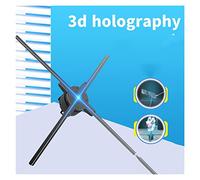 Ventilateur holographique 3D Nuse Eye 3D Machine de publicité holographique 70cm Ventilateur de publicité extérieure Écran STEREO Imagerie à LED Lampe de projection Mur suspension suspension pour ense