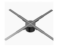 Ventilateur holographique 3D, Projecteur holographique 3D P62 à LED, Lecteur holographique WiFi, Compatible avec Les Images, Les vidéos, Les Bars et Les boutiques pour Magasin, Halloween