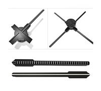 Ventilateur holographique 3D, projecteur publicitaire, lecteur de lampe holographique, imagerie rotative (60 cm 720 LED)