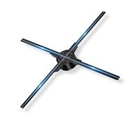 Ventilateur holographique 3D Rotatif Z3H 65 cm, Affichage publicitaire holographique LED HD for Bar, Magasin, Halloween, Noël des Images saisissantes