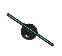 Ventilateur holographique 3D, Ventilateur Holographique 3D De 6,3 Pouces/16 Cm, Projecteur Holographique