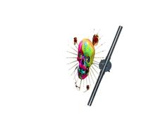 Ventilateur holographique 3D, Ventilateur holographique 3D - Écran LED Flottant Haute luminosité for publicités, Mariages et Spectacles 24h/24 pour Magasin, Halloween