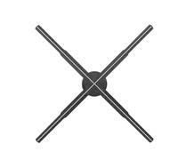 Ventilateur holographique 62 cm/24,4 Pouces 722 LED Perles de néon Mémoire 8 Go Manuel Image Texte Logo Machine publicitaire Projecteur holographique 3D des Images saisissantes