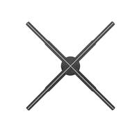 Ventilateur holographique 62 cm/24,4 Pouces, Ventilateur LED à œil Nu, Perles néon 722 LED, mémoire 8 Go, Manuel, Image, Texte, Logo, Machine publicitaire des Images saisissantes