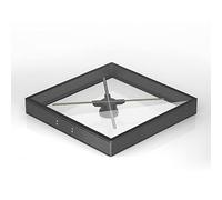 Ventilateur holographique avec télécommande et contrôle par application pour projection marketing en temps réel