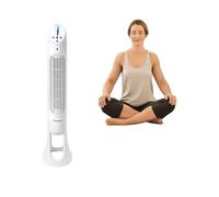 Honeywell Ventilateur tour HYF260E4 QuietSet - ultra silencieux, 5 vitesses, télécommande - Blanc