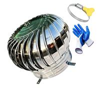 Ventilateur, hotte de séchage, échappement, acier inoxydable 304 épais, kit ventilation et échappement)(6.3inch(160mm))