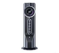 Ventilateur humidificateur d'air portable, système de refroidissement de bureau 3 en 1 avec fonctionnement ultra silencieux 35 dB d'économie d'énergie (noir)