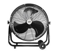 Ventilateur industriel 180 W, 3 vitesses, 64 dB, dimensions 67,5 x 75 x 41 cm, orientable, idéal pour la ventilation dans les grands espaces.
