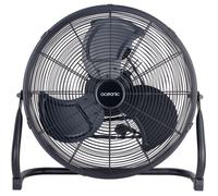 Oceanic Ventilateur industriel de sol – Pack de 3 – 120 W – 3 vitesses – Ø49 cm – Noir mat