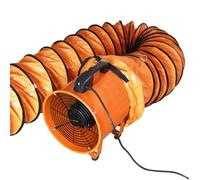 Extracteur de poussière ventilateur 250 mm portable 6 m tuyau conduit d'atelier souffleur d'air industriel PVC conduit ventilation
