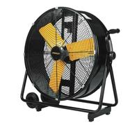 Ventilateur industriel sur pied STANLEY 445224 61 cm 200 W 3 pales acier Noir