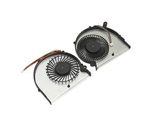 Ventilateur Interne,Connecteur D'alimentation 4Broches pour Ordinateur CPU GPU Refroidisseur de Remplacement pour GIGABYTE pour AERO 15 pour 15X pour AERO 14 pour RP64W pour RP65W (Ventilateur CPU et