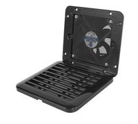 Ventilateur latéral pour camping-car avec moteur silencieux et construction ABS, conçu pour une circulation d'air optimale dans les véhicules récréatifs (noir)