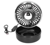 Ventilateur ?lectrique Rotatif ? 3 Vitesses, 5V, 360 Degr¿¿s, Refroidisseur De Voiture Aliment¿¿ Par Usb 9109-May14A00521
