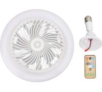 Ventilateur LED Opération silencieuse légère pour les soins des yeux Plafond 30W économie d'énergie avec télécommande incluse