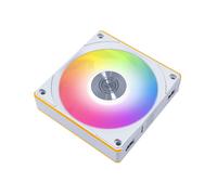 Ventilateur Lian Li 12CL1W1W 120mm Blanc, 250-2150 tr/min, 77.34 CFM, 29.8dB, Roulement FDB, Boîtier PC, Aluminium/PC/PBT, 12V