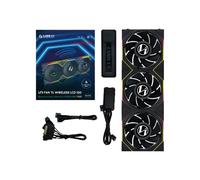 Ventilateur Lian Li 12RTLLCD1W3B 12cm Noir, 350-1900 tr/min, 31dB, 54.3 CFM, 2.83 mmH2O, Palier FDB, LCD, RGB, Boîtier PC - Garantie 3 ans